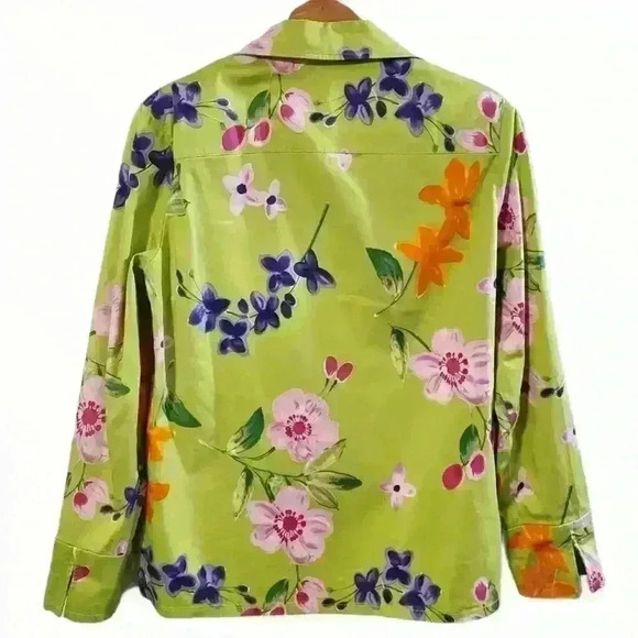 Carlisle Vintage Floral Zipper Jacket - Picture 2 of 8